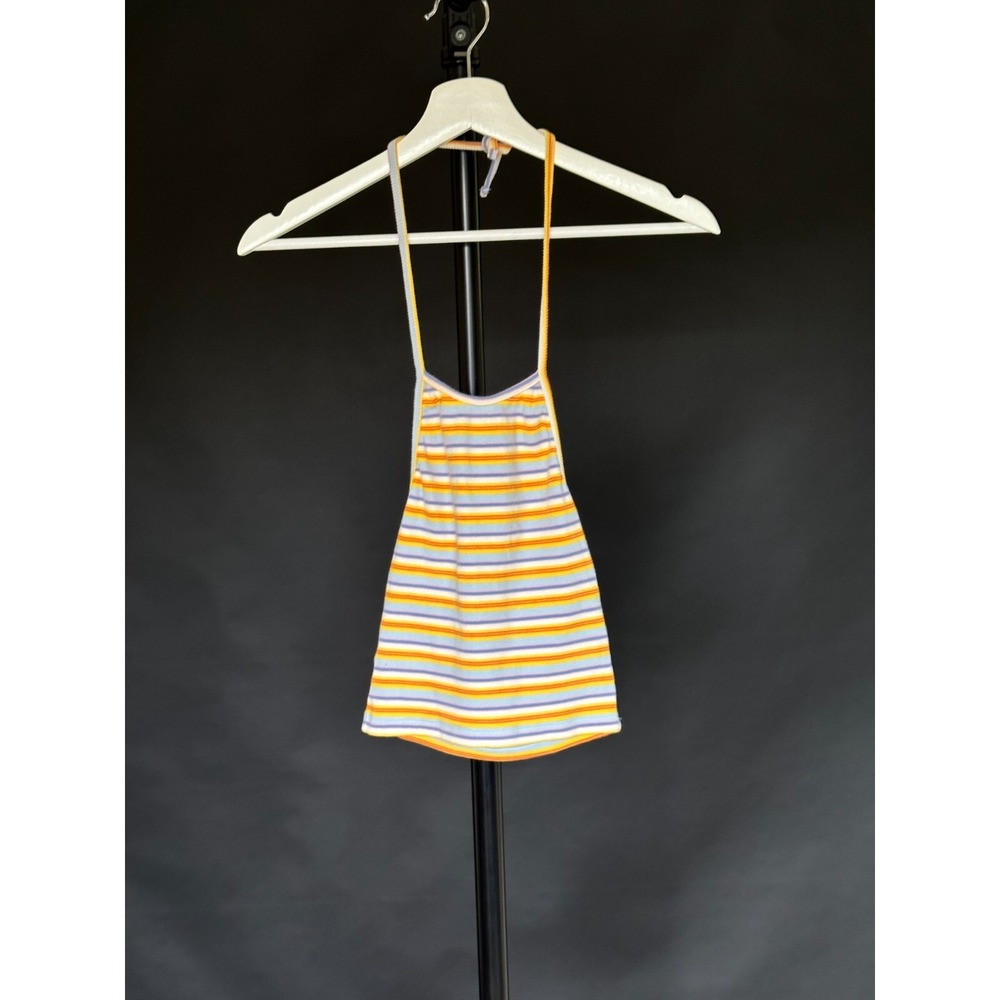 Brandy Melville NWT‎ Tank Top Womens Rainbow Stripe Strap